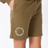 cille - sweatshorts - dark olive