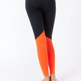 june - tights - black / cherry tomato
