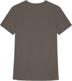 Ryggen af re do® Active T-shirt i Ash Brown, modellen Alma
