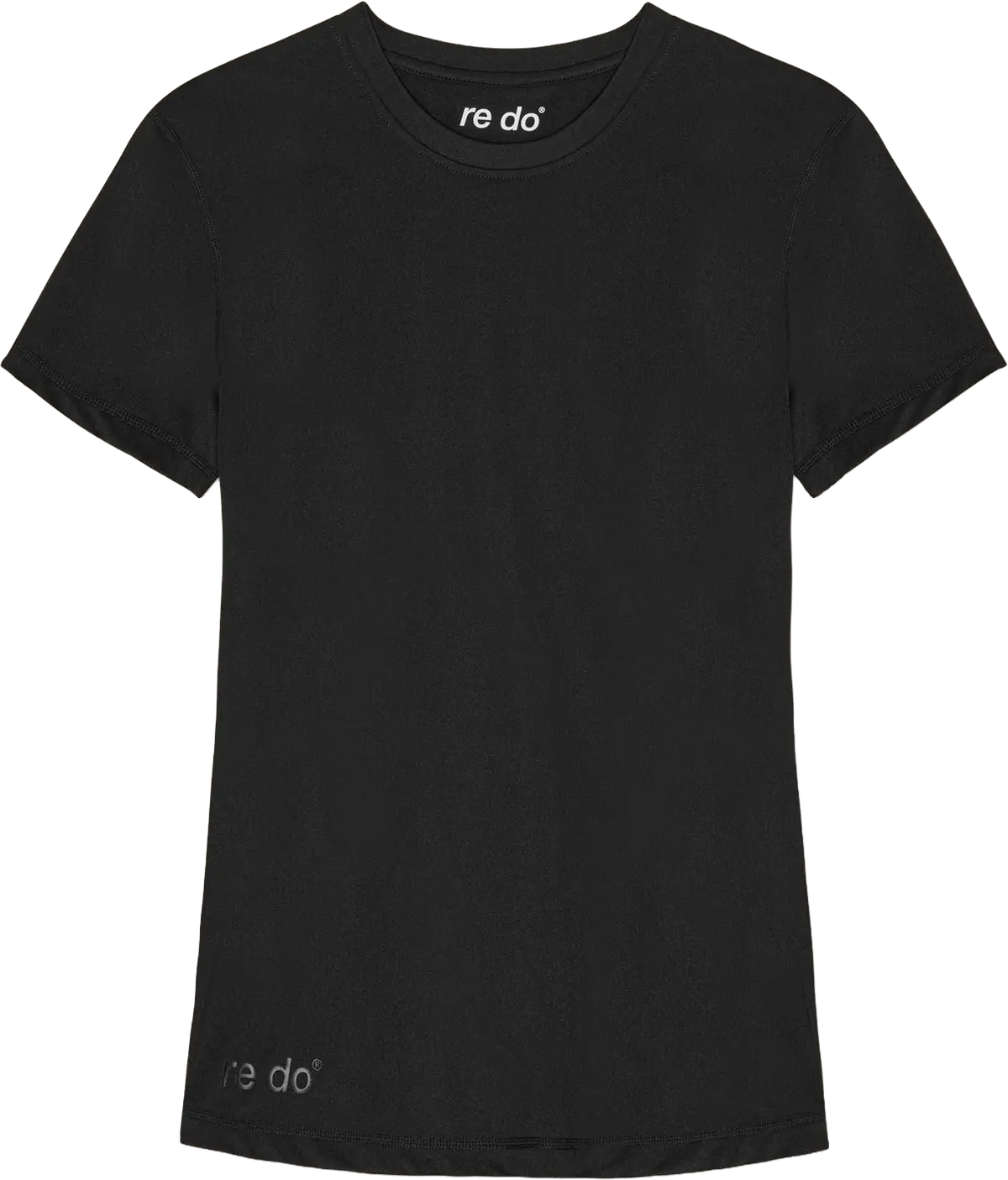 re do® Active T-shirt i sort, modellen Alma. #black
