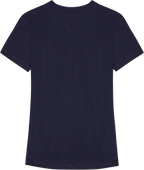 Ryggen af re do® Active T-shirt i Navy Blue, modellen Alma