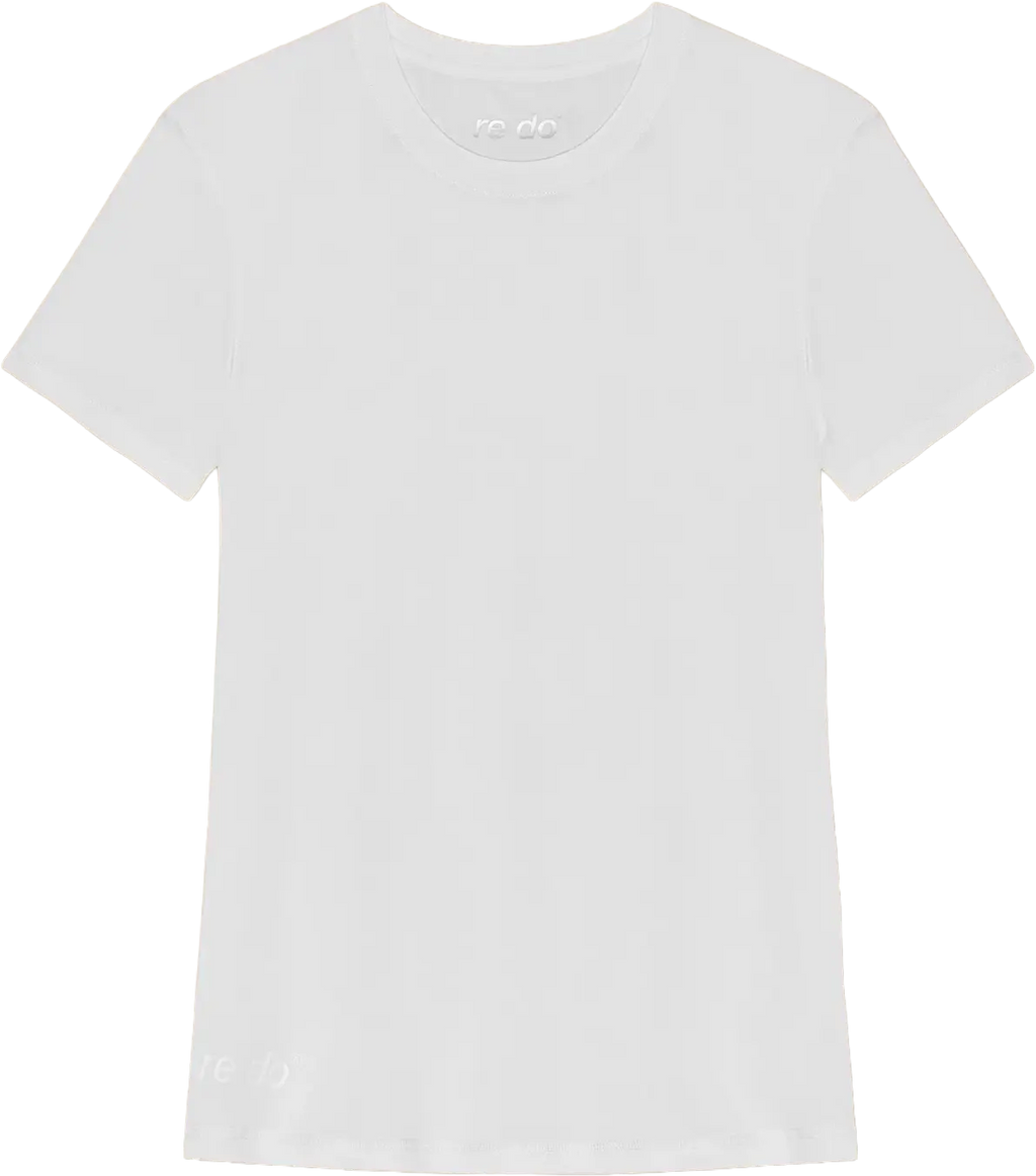 re do® Active T-shirt i Star White, modellen Alma. #star white