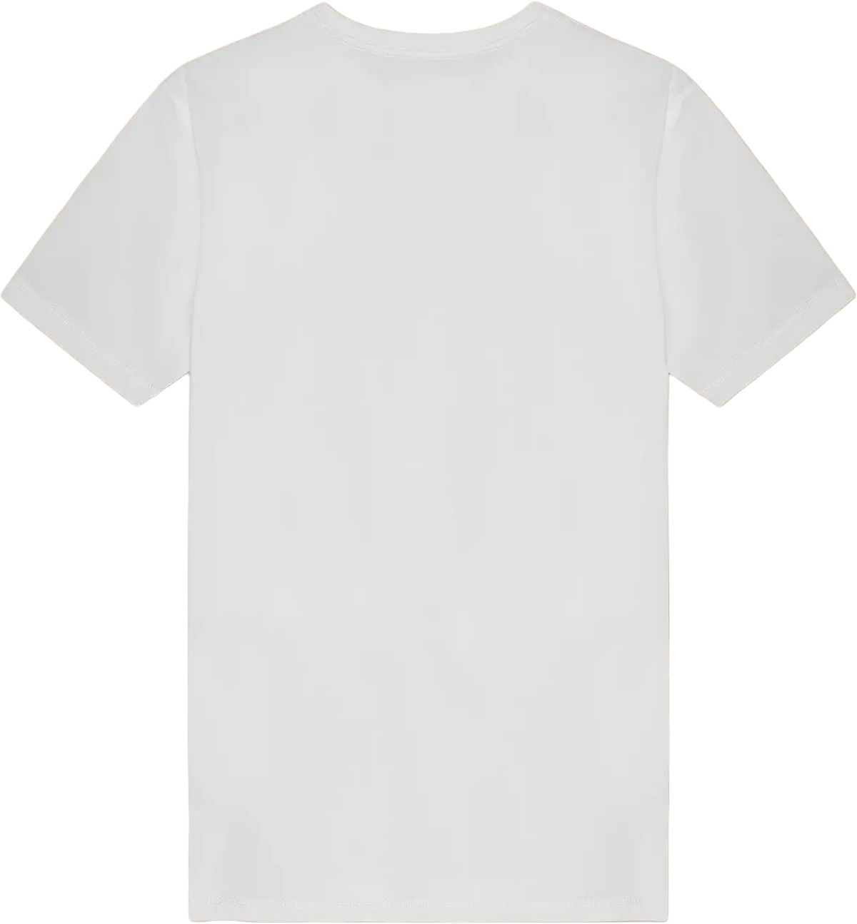Ryggen af re do® Active T-shirt i hvid, modellen Anton. #star white