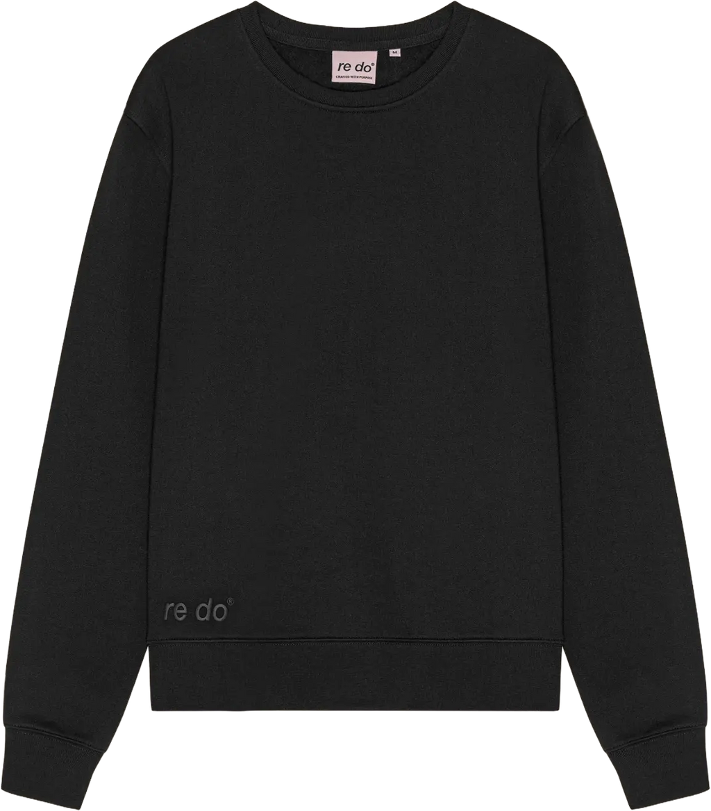 re do® Crewneck sweatshirt i sort, modellen Frida