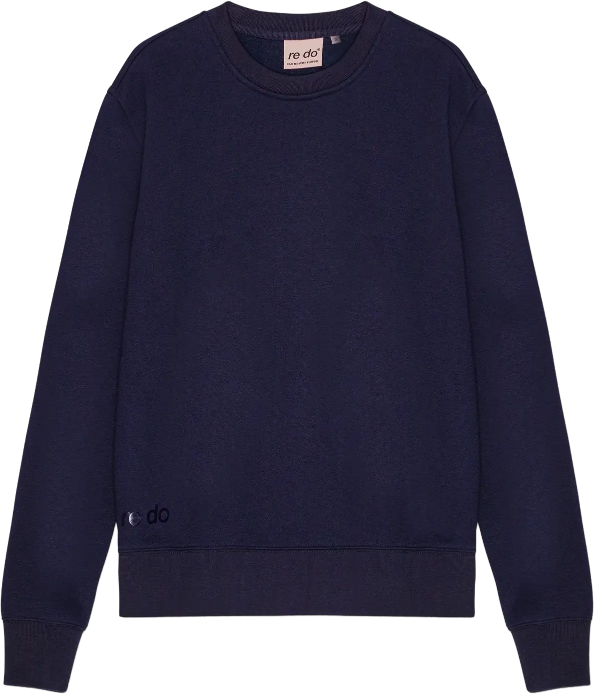 re do® Crewneck sweatshirt I Navy Blue, modellen Frida
