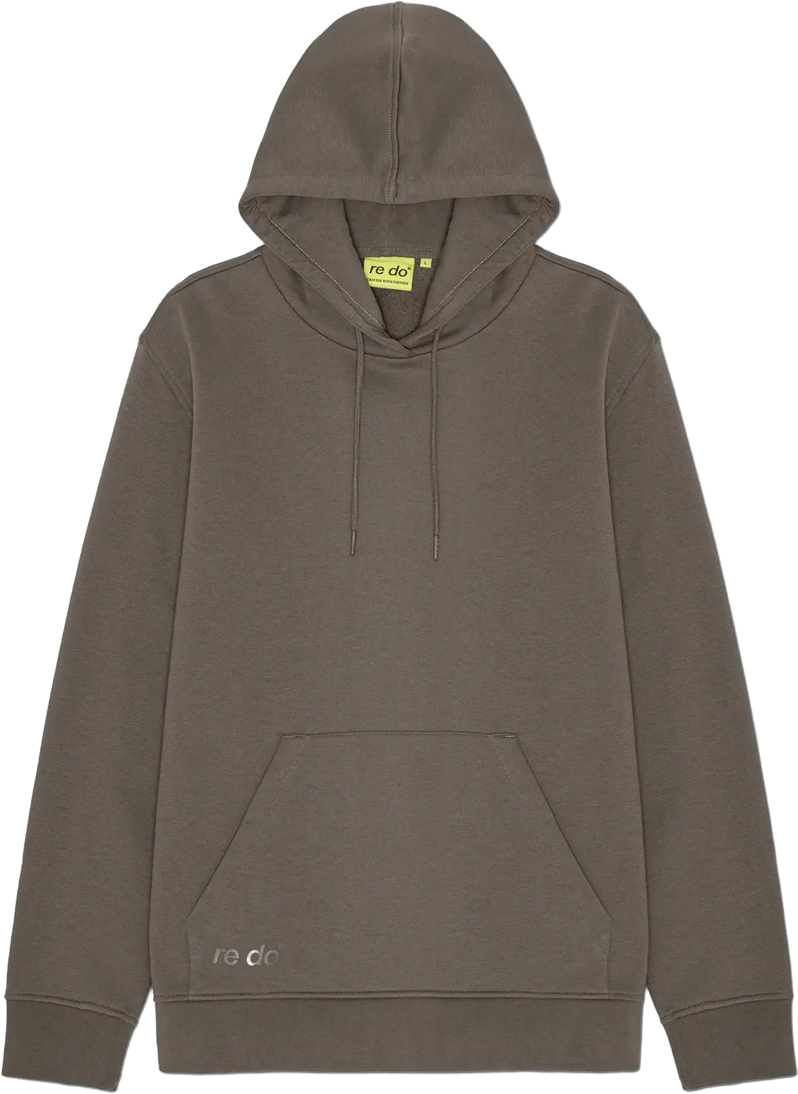 re do® Hoodie sweatshirt I Ash Brown, modellen Francis