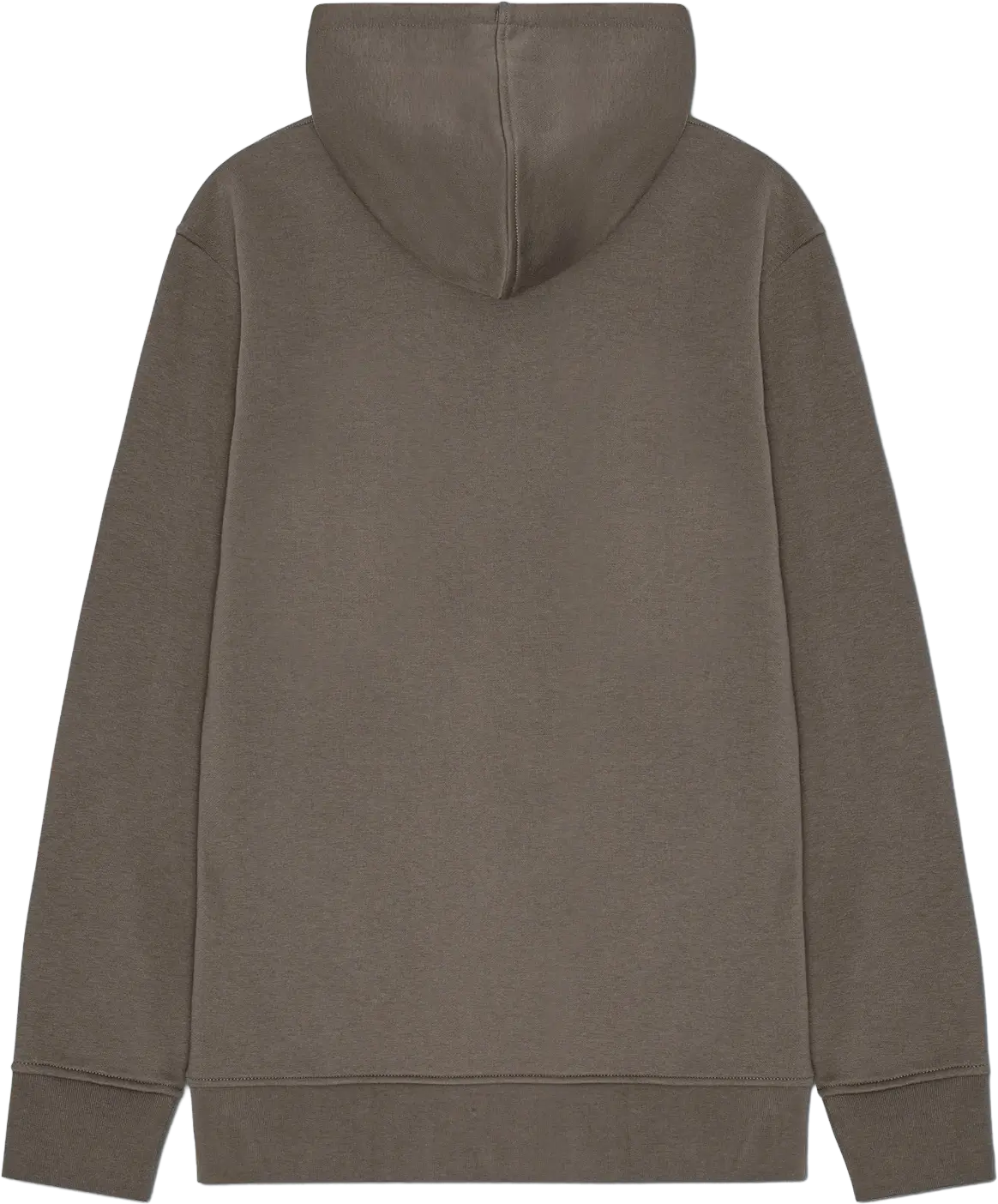 Ryggen af re do® Hoodie sweatshirt I Ash Brown, modellen Francis