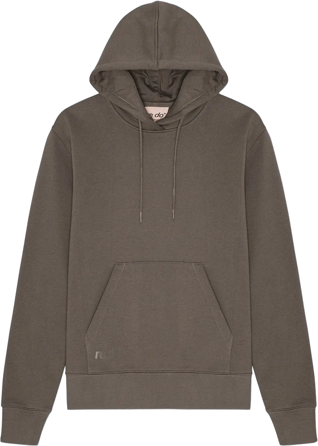 re do® Hoodie sweatshirt I Ash Brown, modellen Fryd