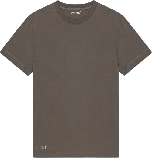 re do® Bomuld T-shirt (Frej) i ash brown