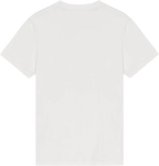 Ryggen af re do® Bomuld T-shirt i Star White, modellen Frej