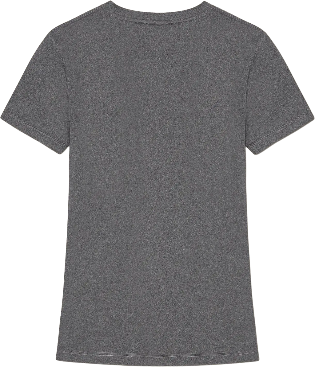 Ryggen af re do® Movement T-shirt i Antracite, modellen Alma