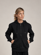 Ziggy – Zip Hoodie detalje #black