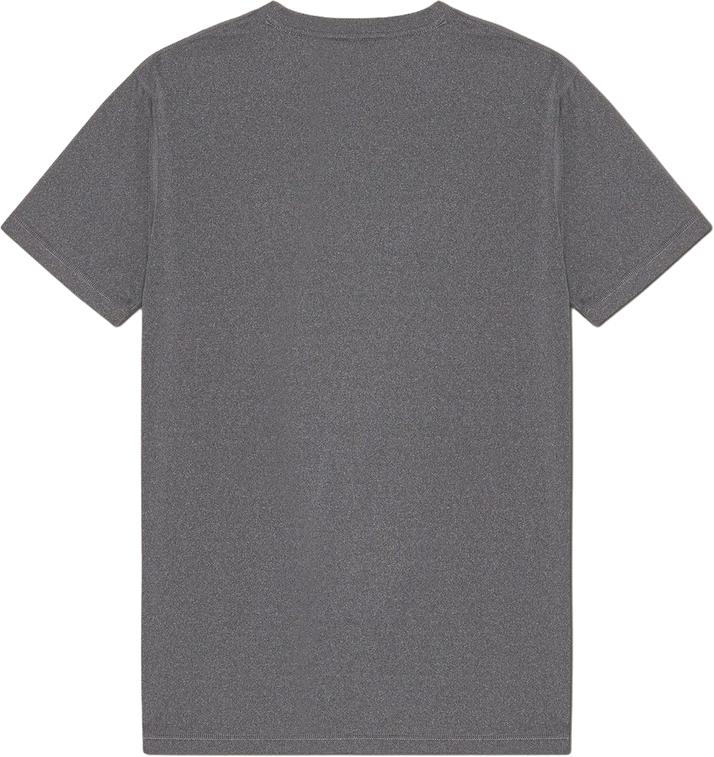 Ryggen af re do® Movement T-shirt i Antracite, modellen Milo