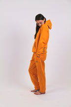 Orange hoodie og bukser - outlet
