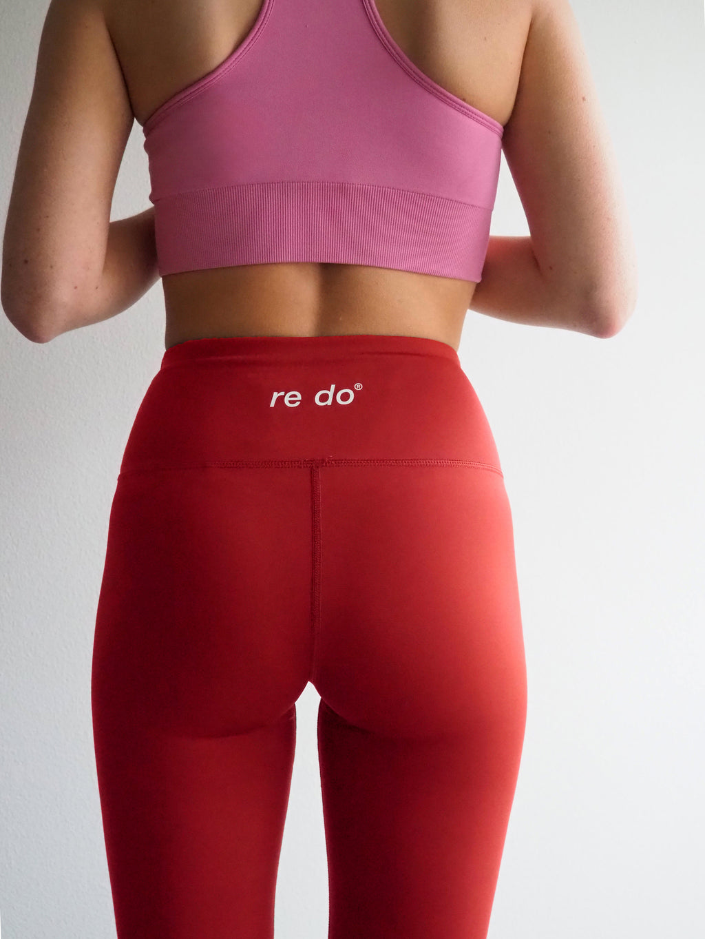 Røde leggings - outlet