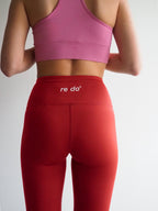 Røde leggings - outlet