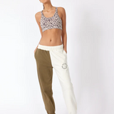 leopard - sports bra