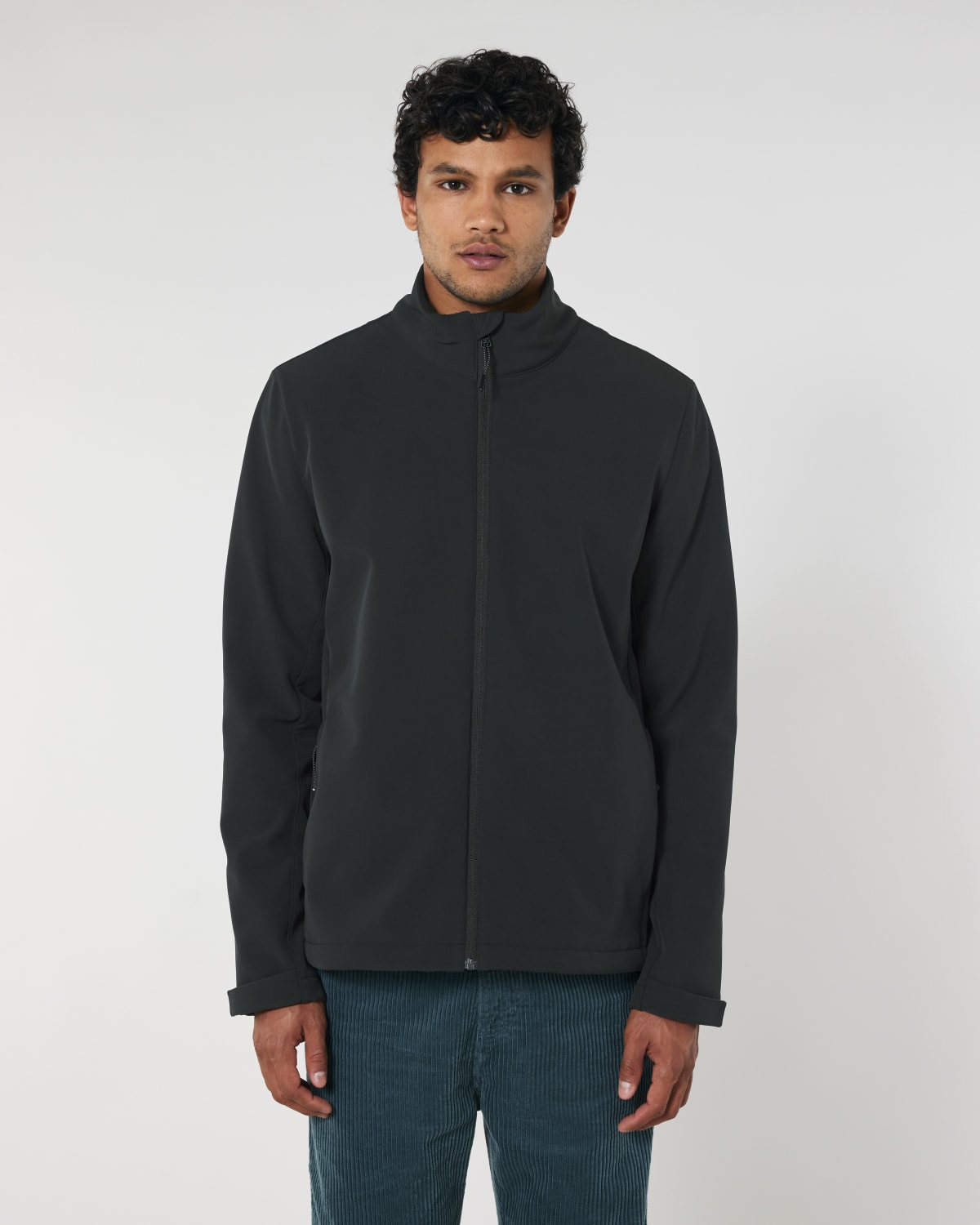 Sort jakke på model #black