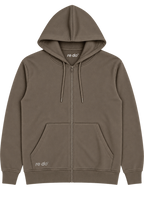 Ziggy – Zip Hoodie #ash brown