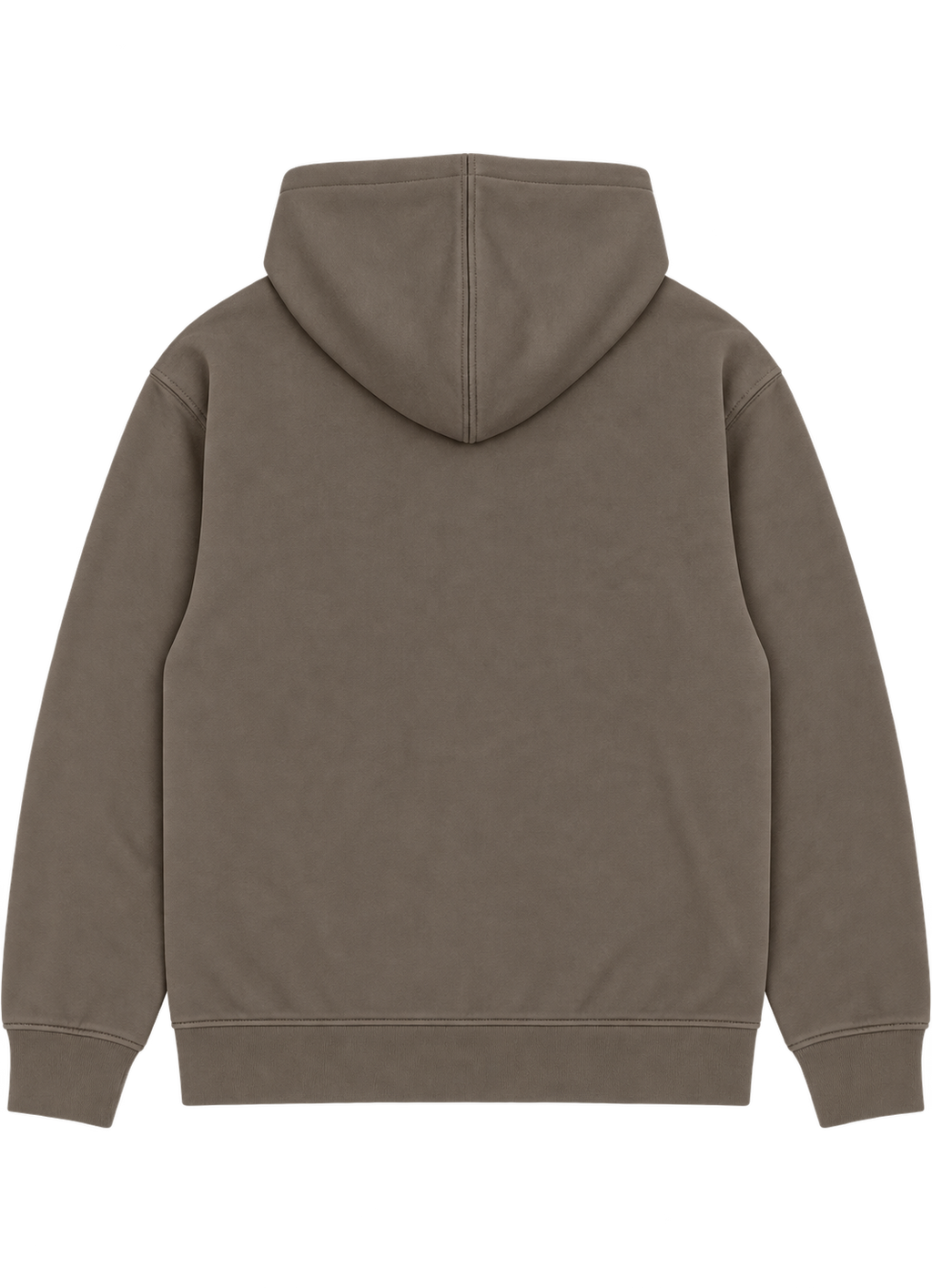 Ziggy – Zip Hoodie ryg #ash brown