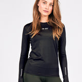 scarlett - long sleeved tee - black